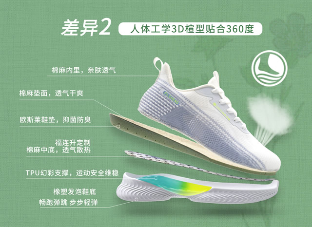 福連升休閑鞋產品差異二