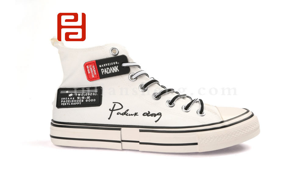 福連升20春運(yùn)動(dòng)系帶高幫板鞋男款休閑鞋圖片