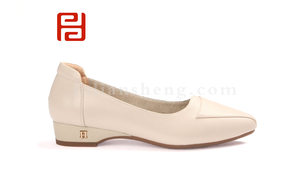 福連升休閑商務女鞋防水布鞋坡跟軟底工裝鞋20春圖片