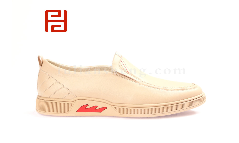 福連升春款商務(wù)休閑正裝男鞋單鞋 光面舒適休閑鞋老北京布鞋圖片