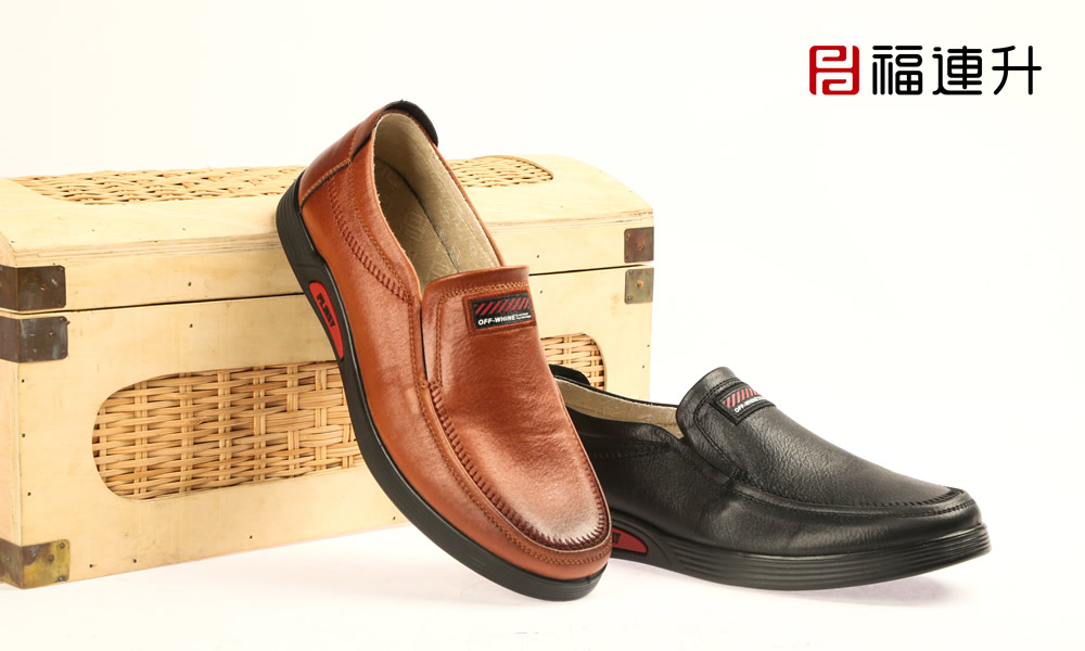 福連升春商務休閑輕便免洗休閑鞋老北京布鞋男士單鞋圖片