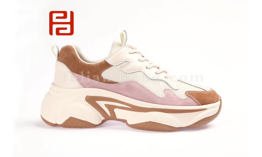 福連升2020春運動休閑厚底老爹鞋老北京布鞋女單鞋圖片