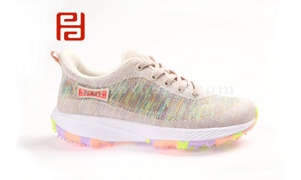 福連升炫彩女鞋時(shí)尚運(yùn)動(dòng)鞋軟釘?shù)浊閭H款男女春季單鞋圖片