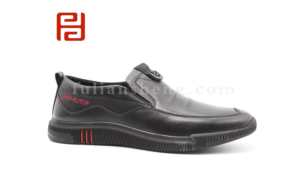 福連升商務(wù)休閑男鞋棉麻舒適工作鞋低幫休閑鞋圖片
