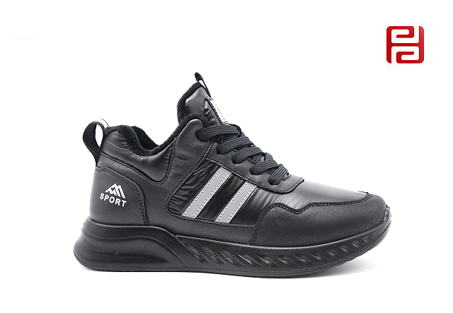 福連升休閑運(yùn)動女鞋中老年冬季加絨保暖輕便羽絨服面料