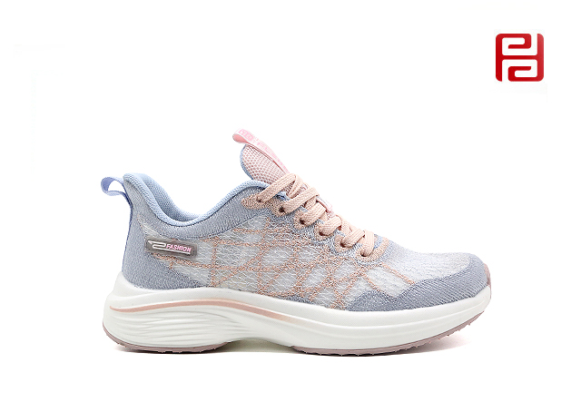 福連升夏季休閑運(yùn)動(dòng)女鞋輕絲水秀面料燈泡鞋底