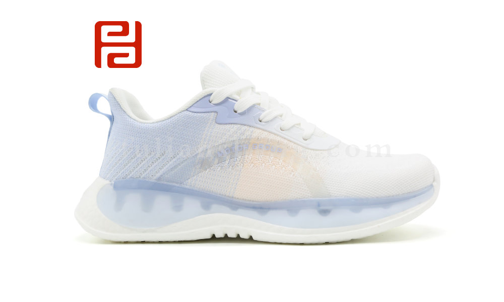 福連升秋季快樂運(yùn)動(dòng)女鞋朦幻紗面料爆米花鞋底