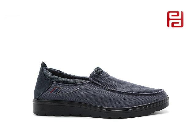 福連升秋季舒適休閑養生鞋一腳蹬男鞋單鞋布鞋FJA-14161073