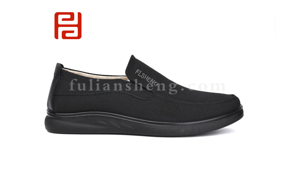 福連升春秋男款單鞋休閑舒適養生中老年鞋