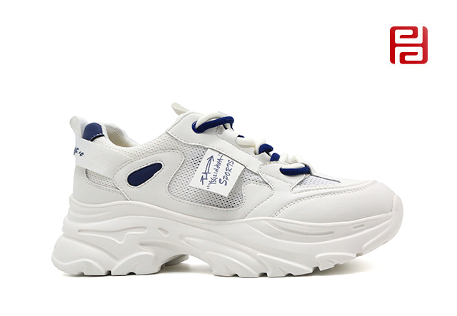 福連升夏季女鞋休閑運動鞋輕便撞色老爹鞋