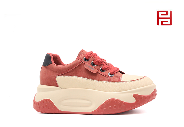 福連升春秋新款單鞋厚底女鞋時(shí)尚休閑松糕鞋子