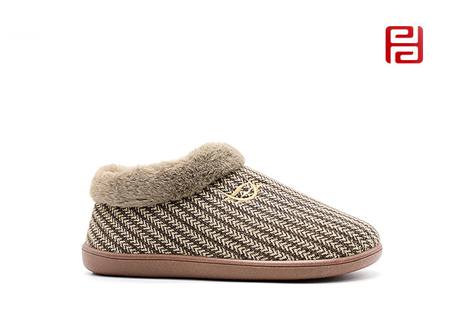 福連升冬季新款居家時光男款拖鞋居家拖鞋