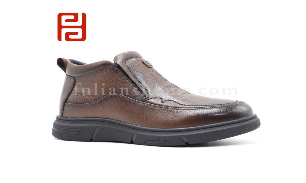 福連升冬季新款輕松工作男鞋商務休閑商務鞋