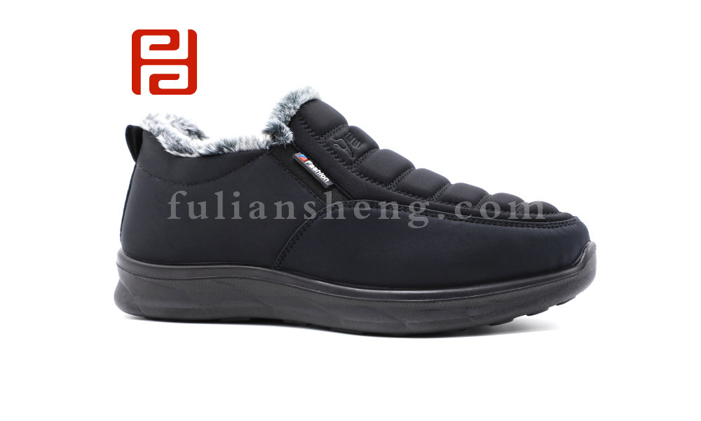 福連升冬季新款休閑生活男鞋舒適休閑養生鞋