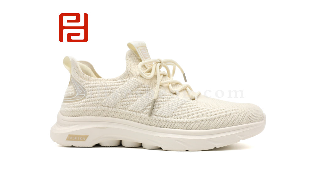 春秋運動男單鞋休閑運動高彈飛織面料舒適運動鞋