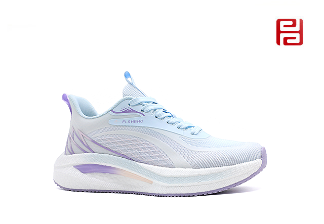 春秋運(yùn)動女鞋單鞋快樂運(yùn)動蒙幻紗面料女鞋