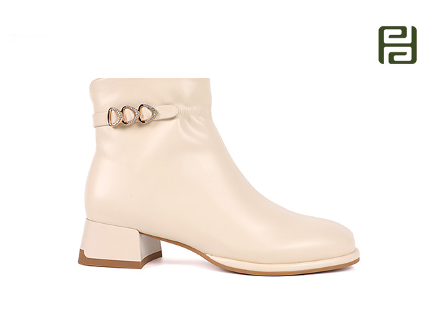 福連升冬季時尚工作商務女鞋短靴