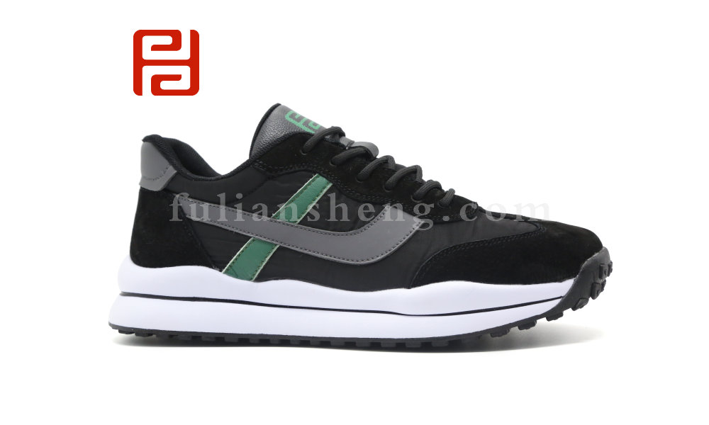 福連升休閑運動鞋子男百搭春季阿甘鞋中年棉麻舒適圖片