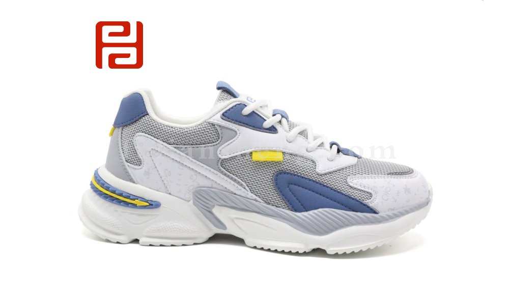 福連升休閑運動女鞋復古拼色時尚休閑運動鞋舒適透氣圖片