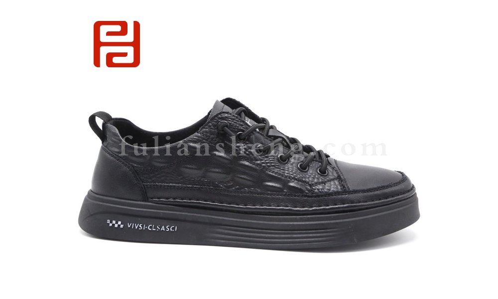 福連升休閑鞋英倫百搭休閑商務(wù)男鞋潮流平底板鞋單鞋圖片