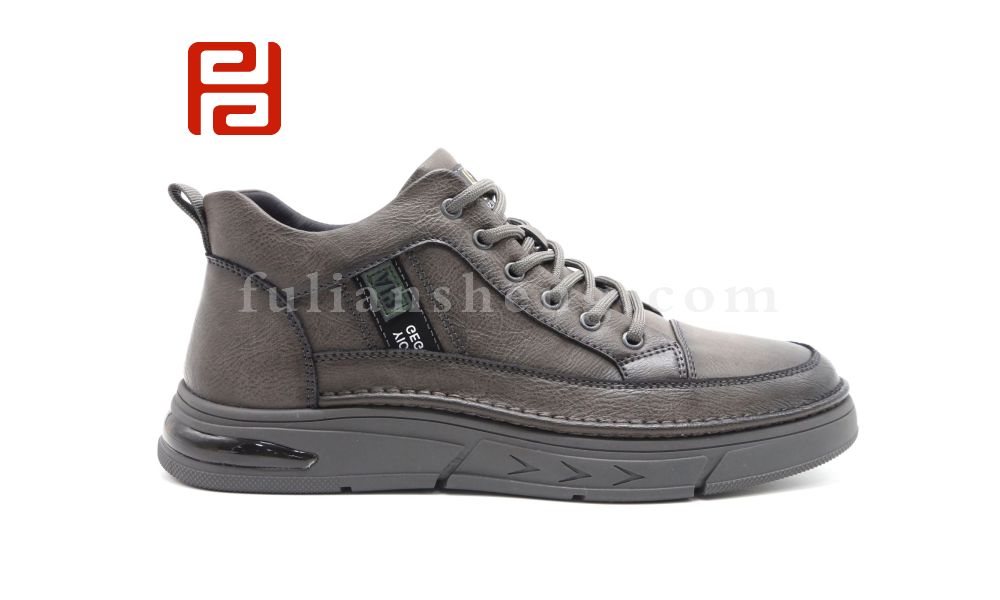 福連升休閑鞋男鞋冬季加絨保暖英倫風休閑舒適男鞋舒適橡膠底圖片