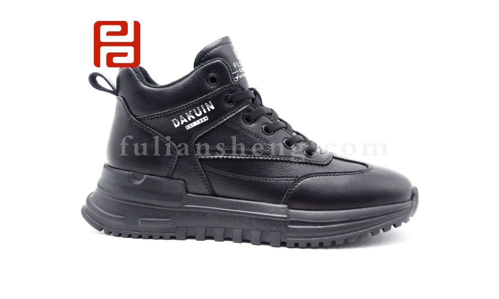 福連升休閑鞋冬季保暖女鞋高幫橡塑發泡舒適平底鞋子圖片