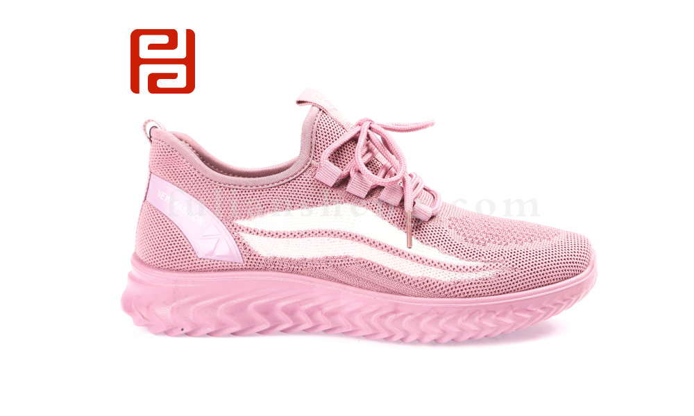 福連升春款女士透氣飛織休閑運動鞋(圖1)