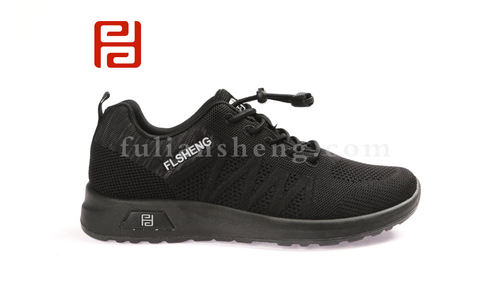 福連升春款中年男士飛織透氣運(yùn)動男士健步鞋(圖4)