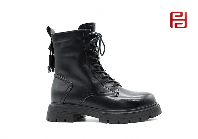 福連升冬季休閑女鞋時尚中幫馬丁靴老北京布鞋