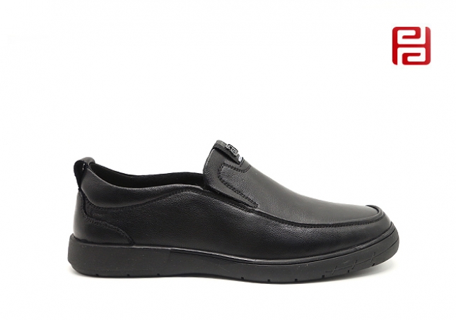 福連升老北京布鞋軟底商務休閑透氣輕便牛皮中老年男士單鞋