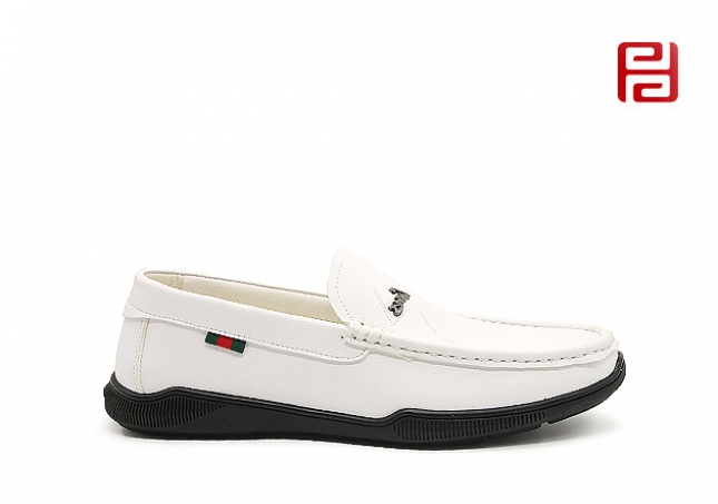 福連升男鞋休閑商務樂福鞋套腳豆豆鞋棉麻內里舒適一腳蹬