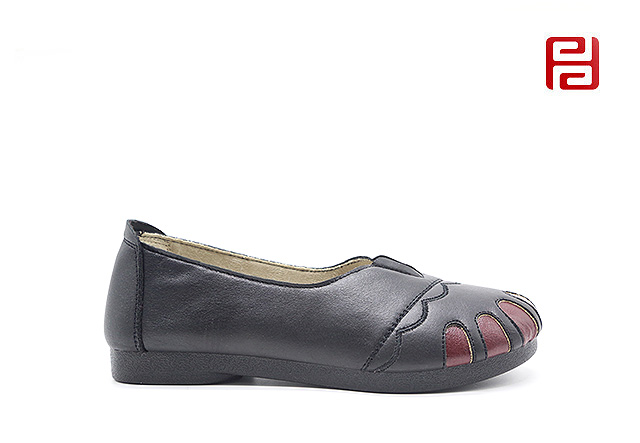 福連升女士春款淺口休閑媽媽鞋舒適軟底老北京布鞋