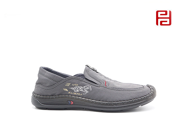 福連升春季新款休閑輕便軟底透氣老北京布鞋男單鞋