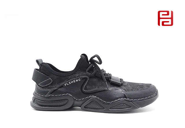 福連升春季新款休閑運動旅游鞋戶外漫步鞋拼色男鞋