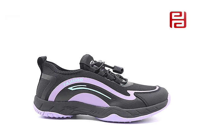 福連升春季新款網(wǎng)布透氣戶外漫步鞋旅游鞋拼色輕便女鞋