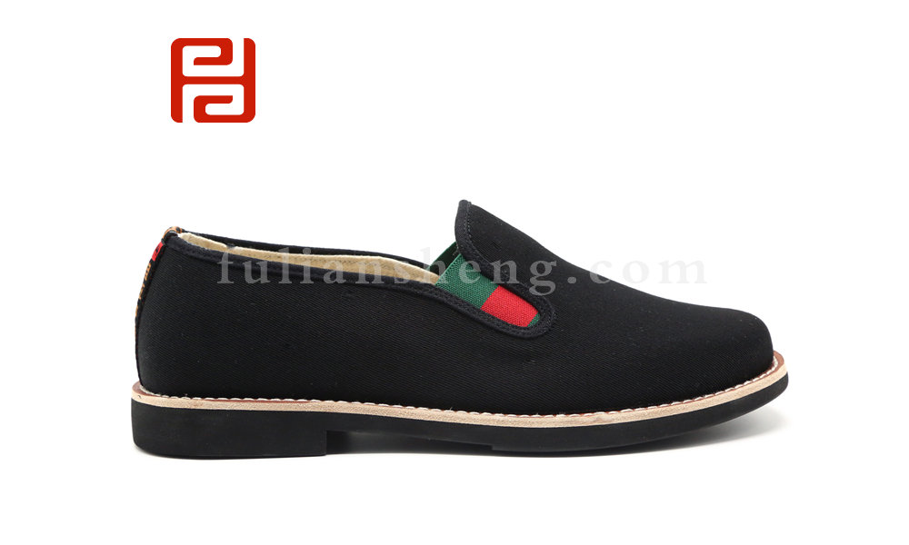 福連升老北京布鞋禮服呢橡膠發泡鞋底棉麻養生鞋墊男鞋
